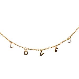 ✨18k Gold Vermeil LOVE LETTER  CHARMS NECKLACE✨2023 BESTSELLING JEWELRY GIFT 🤩